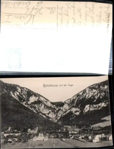 308891,Reichenau an d. Rax Teilansicht m. d. Enge