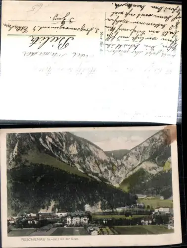 308903,Reichenau an d. Rax Teilansicht m. d. Enge