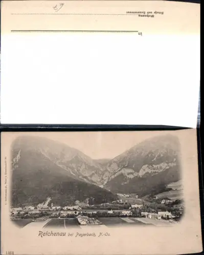 308913,Reichenau an d. Rax b. Payerbach Teilansicht Bergkulisse