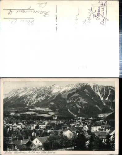 308944,Reichenau an d. Rax Teilansicht m. Rax Bergkulisse