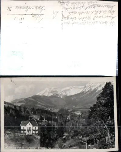 308947,Reichenau an d. Rax Pension Bellevue m. Raxalpe Bergkulisse