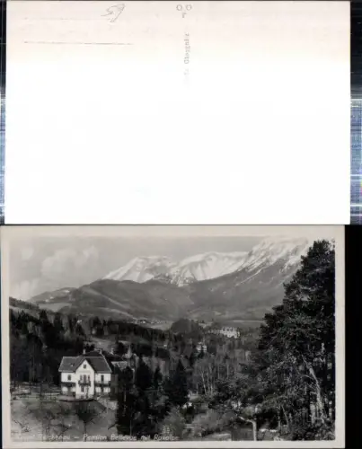 308968,Reichenau an d. Rax Pension Bellevue m. Raxalpe Bergkulisse