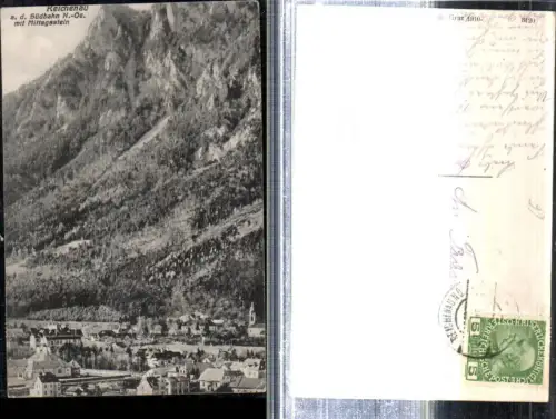 308981,Reichenau an d. Rax Teilansicht m. Mittagstein