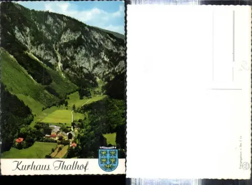 308999,Reichenau an d. Rax Kurhaus Hotel Thalhof pub Alpine Luftbild 54178