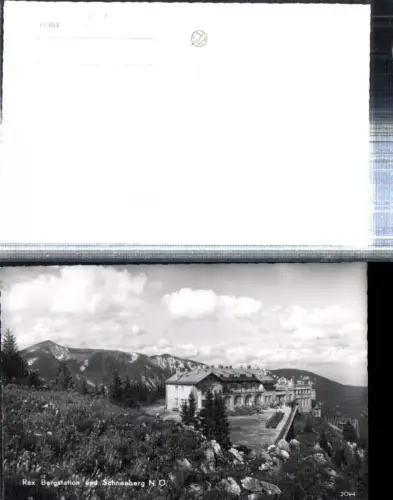 309091,Rax Bergstation b. Reichenau m. Schneeberg Bergkulisse