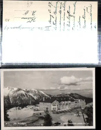 309119,Rax Bergstation der Seilbahn b. Reichenau Bergkulisse Winterbild