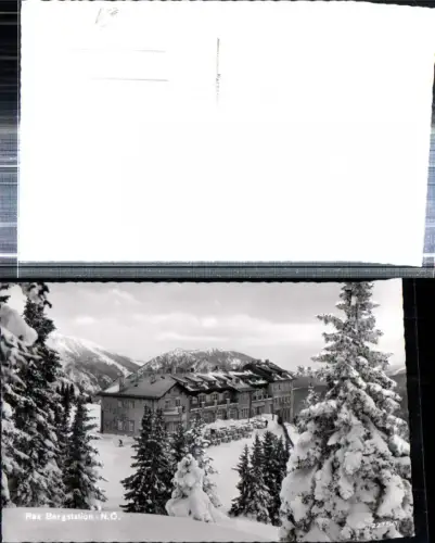 309125,Rax Bergstation der Seilbahn b. Reichenau Bergkulisse Winterbild