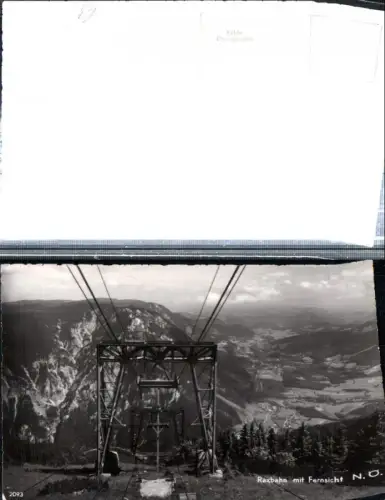 309129,Raxbahn Seilbahn b. Reichenau m. Fernsicht Bergkulisse