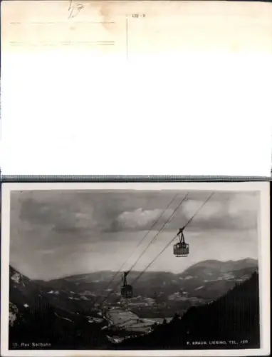309141,Rax Seilbahn b. Reichenau