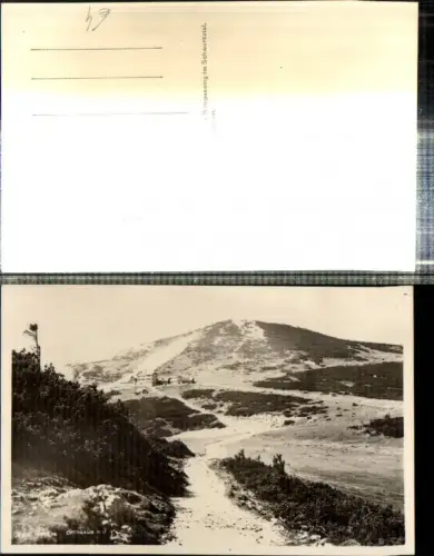 309173,Rax Blick zum Ottohaus Berghütte b. Reichenau