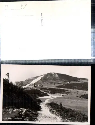 309174,Rax Blick zum Ottohaus Berghütte b. Reichenau