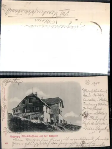 309186,Erzherzog Otto-Schutzhaus Berghütte auf d. Raxalpe b. Reichenau
