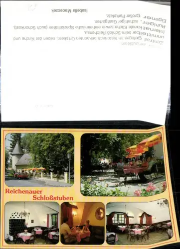 309368,Reichenau an d. Rax Reichenauer Schlossstuben Restaurant Terrasse Mehrbildkarte