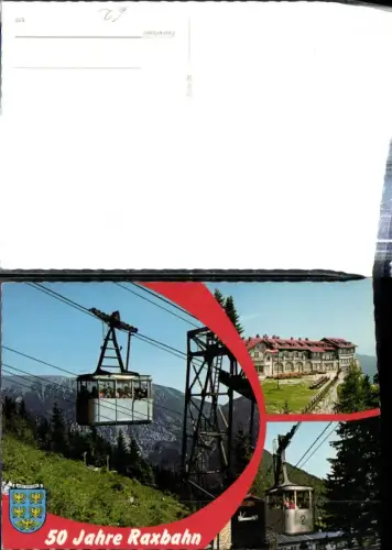309377,Raxalpe Raxbahn Seilbahn Bergstation b. Reichenau Hirschwang Mehrbildkarte