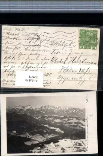 309971,Rax vom Sonnwendstein b. Semmering Bergkulisse Winterbild