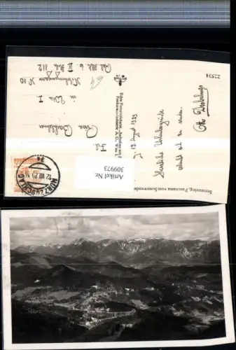 309973,Semmering Totale Panorama vom Sonnwendstein Bergkulisse