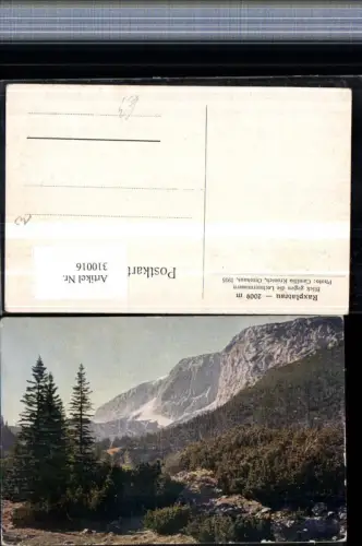 310016,Raxplateau Blick geg. Lechnermauern b. Reichenau Bergkulisse