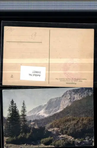 310027,Raxplateau Blick geg. Lechnermauern b. Reichenau Bergkulisse