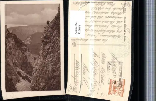 310064,Rax Großes Höllental am Gustav Jahnsteig b. Reichenau Bergkulisse