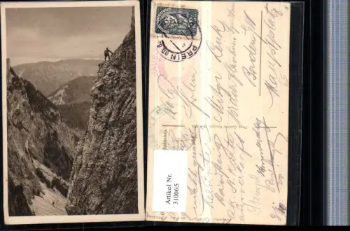 310065,Rax Großes Höllental am Gustav Jahnsteig b. Reichenau Bergkulisse