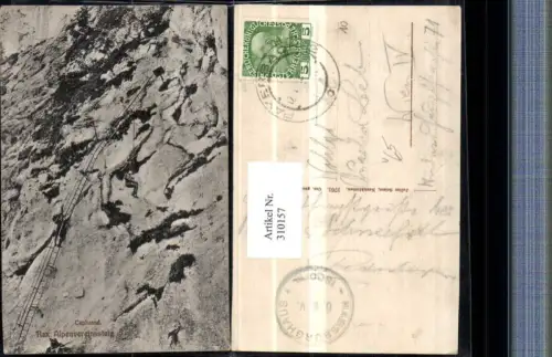 310157,Rax Alpenvereinssteig Ceplwand b. Reichenau Leiter pub Julius Seiesr 3761