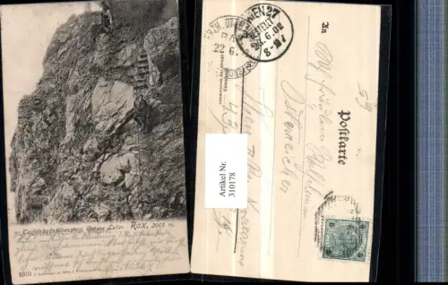 310178,Rax Teufelsbadstubensteig b. Reichenau Große Leiter Bergsteiger