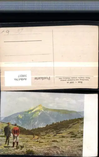 310217,Rax Schneeberg vom Raxplateau b. Reichenau Bergkulisse