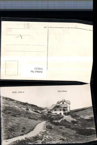 310223,Rax Ottohaus Berghütte b. Reichenau pub Sperling 3372