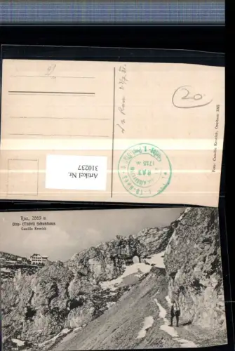 310237,Rax Otto Schutzhaus Berghütte b. Reichenau Wegpartie