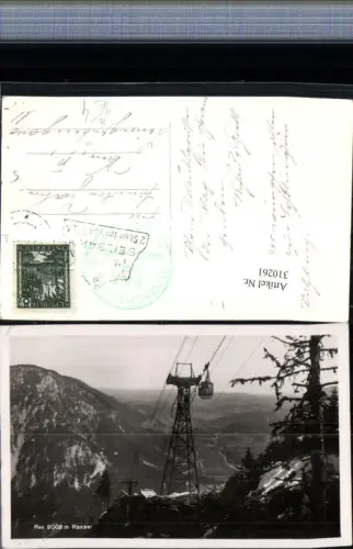 310261,Rax Raxseilbahn Seilbahn geg. Reichenau Totale