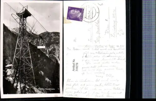 310278,Rax Raxseilbahn Seilbahn b. Reichenau Bergkulisse