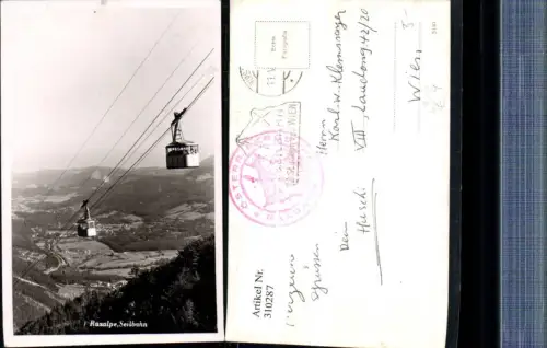 310287,Raxalpe Seilbahn b. Reichenau