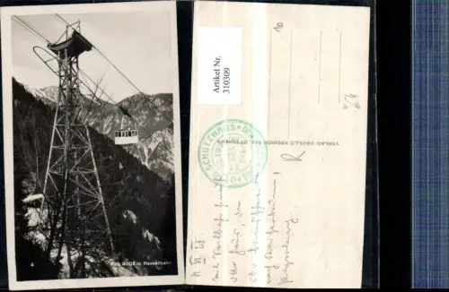 310309,Rax Raxseilbahn Seilbahn b. Reichenau Bergkulisse