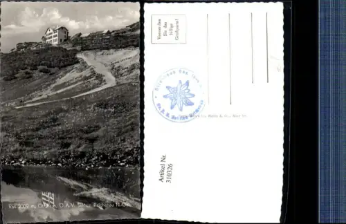 310326,Rax Ottohaus Berghütte b. Reichenau Bergsee