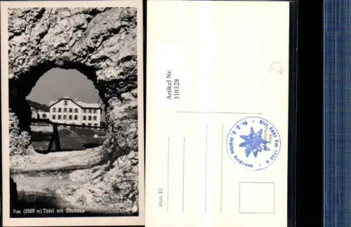 310328,Rax Durchblick Thörl m. Ottohaus Berghütte b. Reichenau