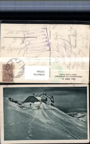 310366,Rax Ottoschutzhaus Berghütte am Jakobskogel b. Reichenau Winterbild