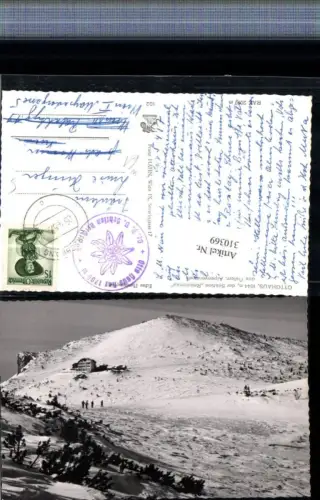 310369,Rax Ottohaus Berghütte b. Reichenau Winterbild