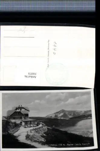 310375,Rax Ottohaus Berghütte b. Reichenau Bergkulisse