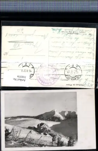 310379,Rax Ottohaus Berghütte b. Reichenau Bergkulisse Winterbild