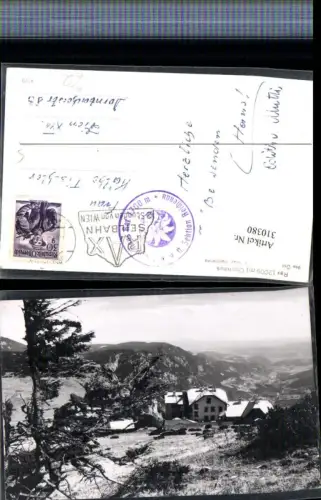 310380,Rax Ottohaus Berghütte b. Reichenau Bergkulisse