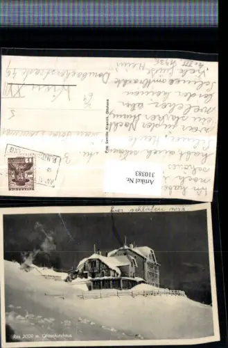 310383,Rax Ottoschutzhaus Berghütte b. Reichenau Winterbild