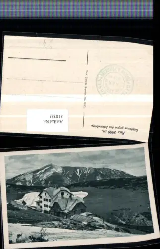 310385,Rax Ottohaus Berghütte geg. Schneeberg Bergkulisse b. Reichenau
