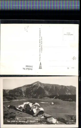 310388,Rax Ottohaus Berghütte m. Schneeberg Bergkulisse b. Reichenau