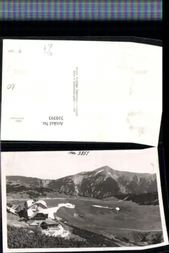 310393,Rax Ottohaus Berghütte b. Reichenau Bergkulisse