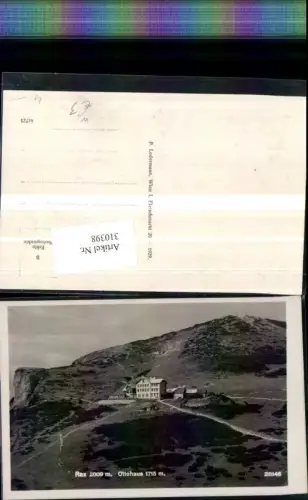 310398,Rax Ottohaus Berghütte b. Reichenau
