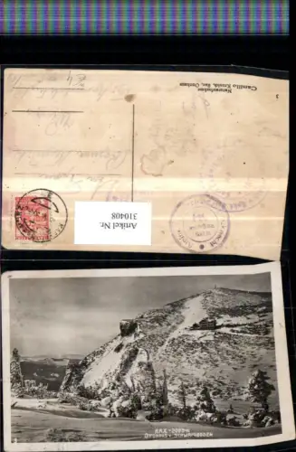 310408,Rax Ottohaus Berghütte vom Schwaigboden b. Reichenau Winterbild