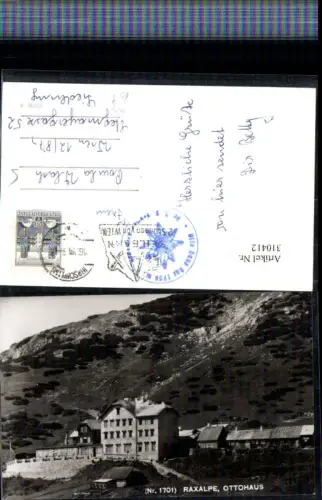 310412,Raxalpe Ottohaus Berghütte b. Reichenau