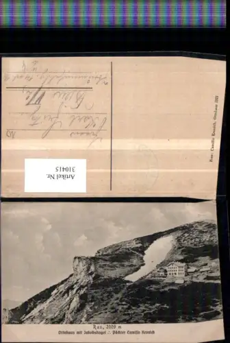 310415,Rax Ottohaus Berghütte m. Jakobskogel b. Reichenau