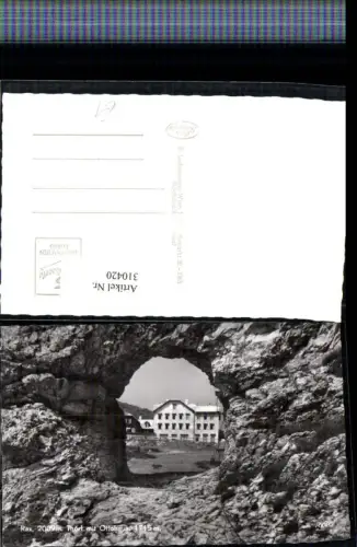 310420,Rax Thörl Durchblick m. Ottohaus Berghütte b. Reichenau