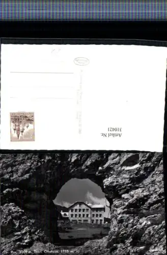 310421,Rax Thörl Durchblick m. Ottohaus Berghütte b. Reichenau